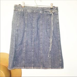 Calvin Klein a-line denim skirt 90’s vintage